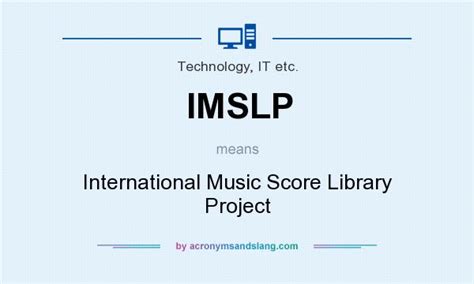 imskp|what does imslp stand for.